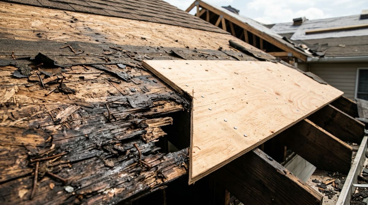 Is Your Roof Deck Rotted? What It Adds to a Replacement Quote